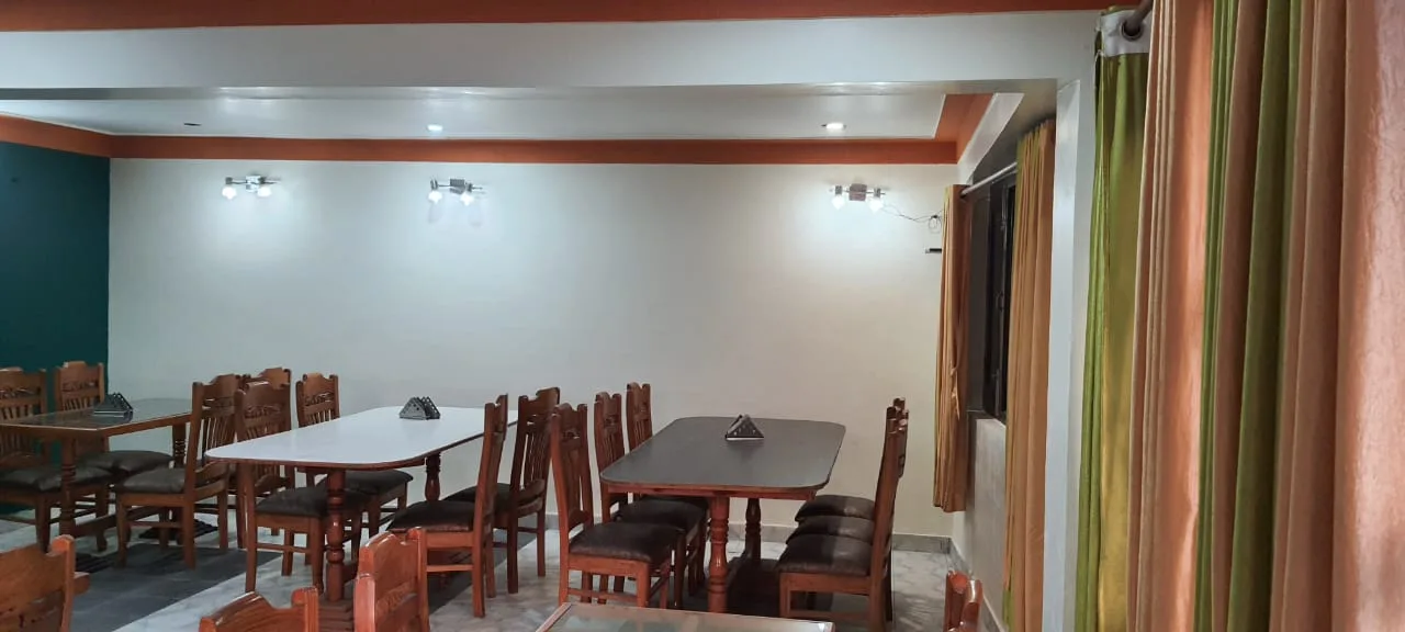 In-house restaurant dining area